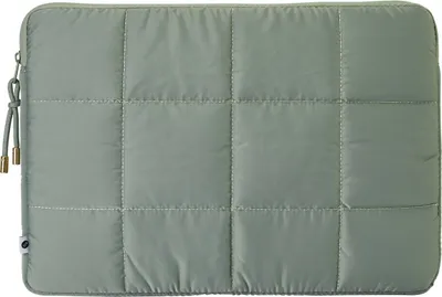 Produktbild von Selencia Puffy Laptop Hülle 15-16 Zoll - Laptop Sleeve - Sage Green