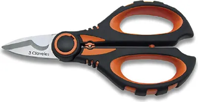 Produktbild von Multifunktionale Elektriker-Schere aus rostfreiem Stahl, 16 cm mit Etui