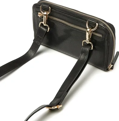 Produktbild von dR Amsterdam Umhängetasche | Leder Schultertasche | Damenhandtaschen | Damen Crossbody Tasche | Milan - 283759 Black