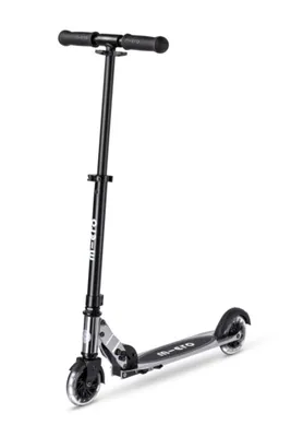 Produktbild von micro Scooter | Cityroller mit Leuchtrollen | faltbar | micro sprite LED silverchrome