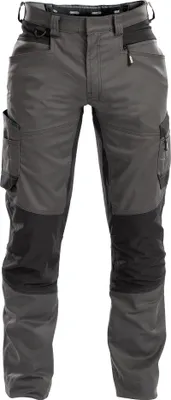 A pair of work pants on a white background.