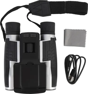 Obrázek produktu pro dalekohled 12x32 s fotoaparátem 2,4" barevný displej 2,5K 48MP videozáznam pro pozorování ptáků z cest 8x digitální zoom