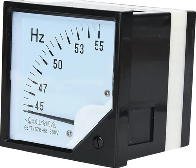 Produktbild von Tester frekvence, analogový panelový měřič, měřič frekvence, 45-55Hz, AC 380V, 1,5 přesnosti