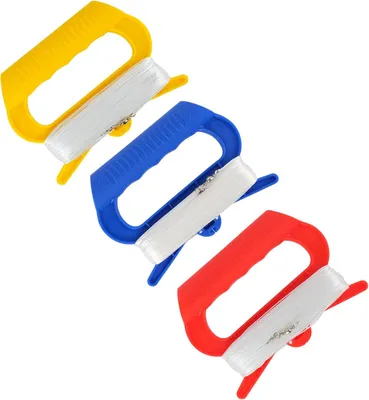 Imagen del producto de Cuerda para cometas con asa, capacidad de carga de 50 kg, longitud de 110 metros, paquete de 3 unidades, ideal para uso recreativo y en parques