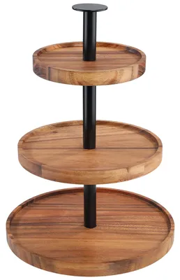 Produktbild von ZASSENHAUS Etagere 3-fach, Akazie