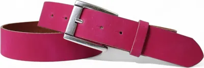 Produktbild von FRONHOFER Damen Ledergürtel 4 cm mit altsilbernen Gürtelschnalle, echt Leder