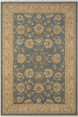 Obrázok produktu pre MY-RUG Koberec, Ben 5, 290x200, krátky vlas, orientálny vzhľad, ušľachtilý lesk, modrozelený, klasický vzor, obdĺžnikový