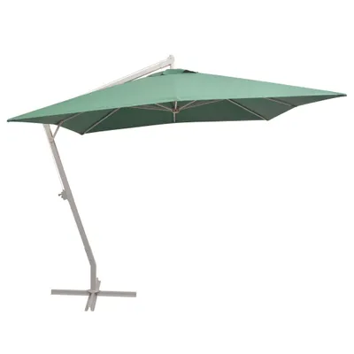 Produktbild von Vidaxl -schwimmendes Parasol mit Aluminiumpol 300x300 cm Grün