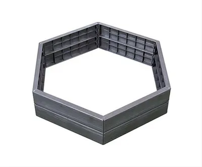 Produktbild von Systém vyvýšených záhonov ERGO, vrátane konektora, plast, H 25 cm, sada 6 ks