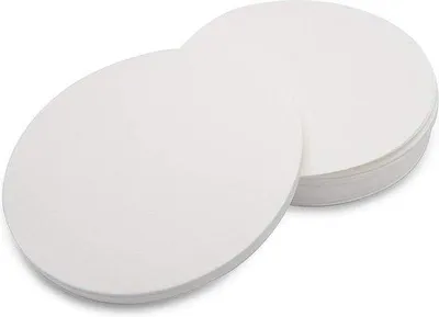Image de Papier filtre de laboratoire, paquet de 100, 15 cm, blanc