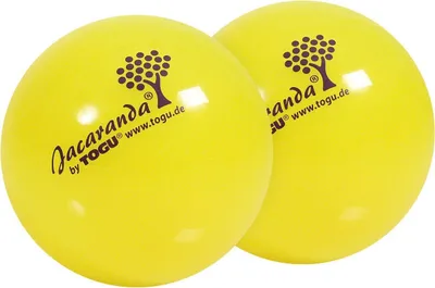 Produktbild von 2 Togu Jacaranda Bälle 12,5cm Partnerkombi - gelb