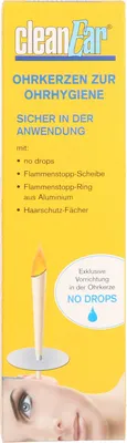 Produktbild von Cleanear Ohrenkerzen für sanfte Ohrenpflege und Entspannung, 2 Stück, PZN 7306943