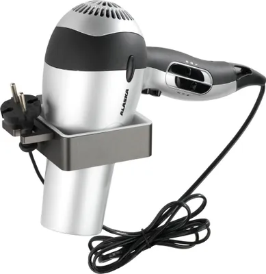Produktbild von WENKO Haartrocknerhalter Montella, aus rostfreiem Aluminium
