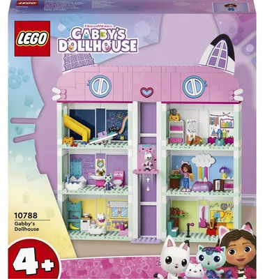 Image de LEGO La maison de poupée de Gabby - Jouet avec 4 minifigurines et accessoires pour enfants de 4 ans et plus - 10788