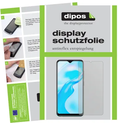 Produktbild von 5x Schutzfolie für Vivo Y1s matt Displayschutzfolie Folie Display Schutz dipos