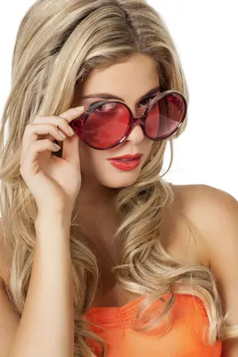 Produktbild von 70er Babe Brille in rot