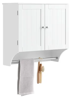 Immagine prodotto di Armadio sospeso, chiusura magnetica, ripiani regolabili, BIANCO
