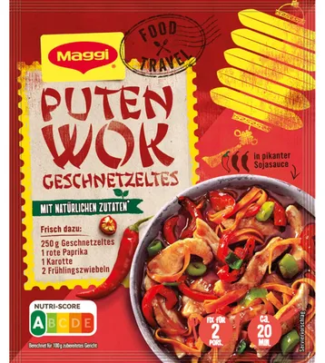 Immagine prodotto di Maggi Food Travel Fix per tacchino wok stir-fry Asia pan 37g