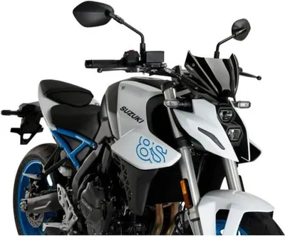 Obrázok produktu pre PUIG nahá športová obrazovka čierna ABE schválená pre Suzuki gsx-8