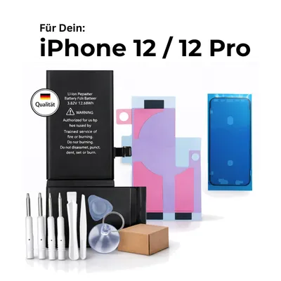Produktbild von Diagnose Akku für iPhone 12 / 12 Pro 2815 mAh mit Werkzeugset – ohne Fehlermeldung