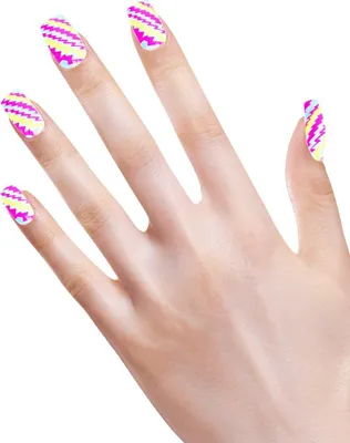 Immagine prodotto di Unghie al neon Strisce
