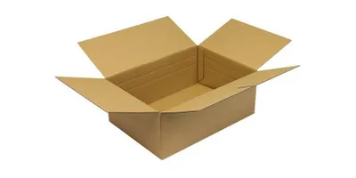 Produktbild von Automatikkarton 1-wellig Maße 350x250x135mm C4 Qualität 1.20 B braun Fefco 0711