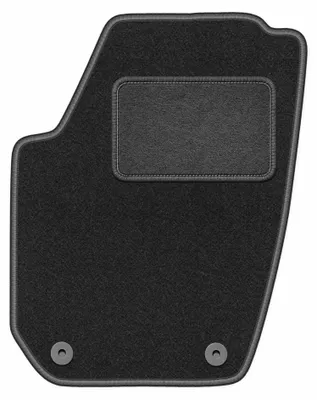 Produktbild von Fahrermatte Velours für Skoda Fabia II 2007-2014 (Schrägheck/Kombi) – 1-tlg, Graphit, passgenau – Wielganizator LUX – Ausführung W0830