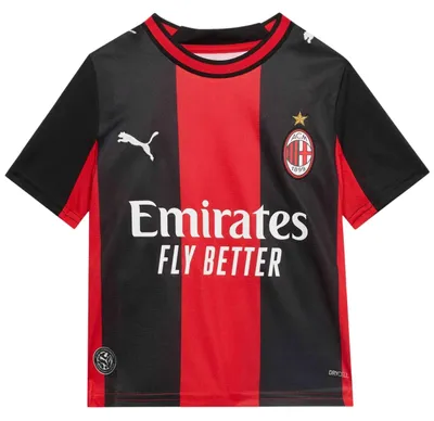Produktbild von Puma Ac Milan 26/27 Replica Heim Junior-kurzarm-t-shirt Rot 13-14 Years Kinder Rot 13-14 Years