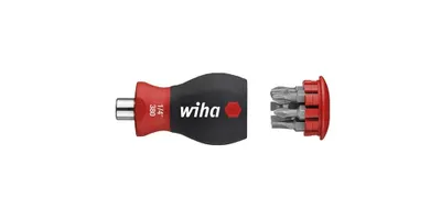 Produktbild von Schraubendreher Stubby 1/4", mit Bit Magazin