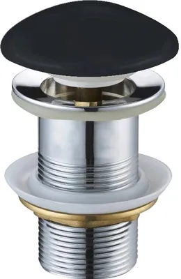 Immagine prodotto di Mexen tappo click-clack rotondo, Vetroceramica nera opaca - 79910-85