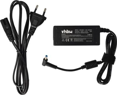 Produktbild von vhbw Netzteil Ersatz für Dell HA45NM140, DA45NM140, LA45NM121, JHJX0, JT9DM, FA45NE1-00, LA45NM140 für Notebook - 200 cm, 45 W