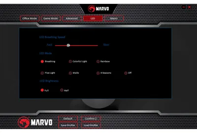 Produktbild von Marvo Gaming-Maus M519, optisch, 12000 DPI, kabelgebunden, schwarz