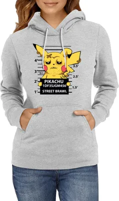 Produktbild von Kinder Kapuzenpullover Japan Manga Anime Comics Pokemon 043, 5-6 Jahr - 116 / Grau