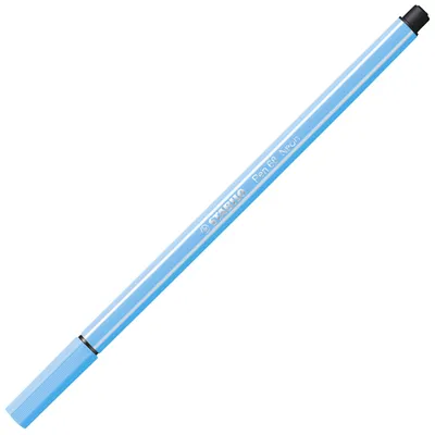 Image de Stylo feutre Premium - STABILO Pen 68 - stylo simple - bleu fluo