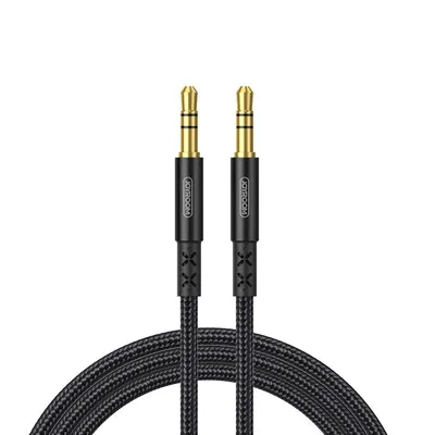 Produktbild von Joyroom AUX Stereo-Audiokabel 3,5 mm Miniklinke 1,5 m schwarz (SY-15A1)