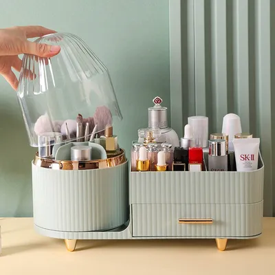 Produktbild von Make-Up Organizer 360° drehbare Kosmetik-Organizer, multifunktionale Organizer
