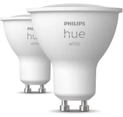 Produktbild von Philips GU10 – Smarter Spot – (Doppelpack), Bluetooth/Zigbee, LED, GU10, GU10, Weiches Weiß, 2700 K
