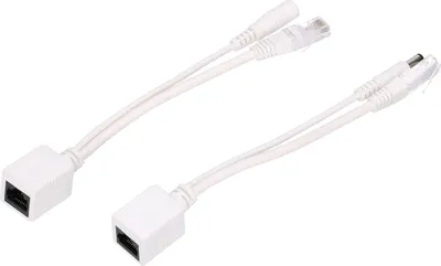 Imagen del producto de Inyector y divisor PoE de Extralink, 1 puerto, 100 Mbps, 48 V DC