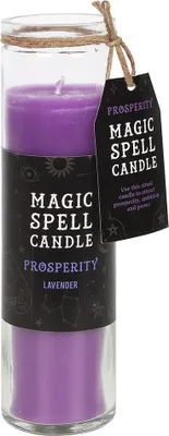 Produktbild von Something Different - "Magic Spell Prosperity" Rohr Kerze, Lavendel SD10651 (Einheitsgröße) (Lavendel/Transparent)