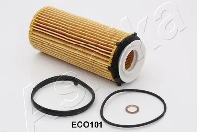 Obrázok produktu pre Olejový filter ASHIKA 10-ECO101, filtračná vložka pre BMW 3 Touring (E91), 3 Sedan (E90), 5 Touring (F11), 5 Sedan (F10), 3 Coupé (E92), X5 (E70)