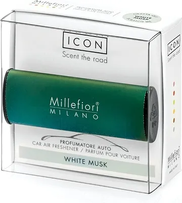 Immagine prodotto di Millefiori Icon Classic Muschio Bianco profumo auto verde