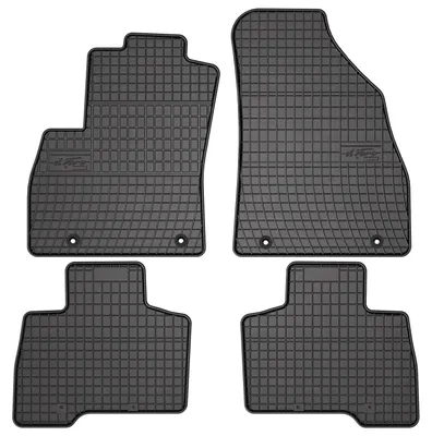 Produktbild von Gummi-Fußmatten für Citroen Nemo 2007-2017 (Kombi) – 4-tlg, Schwarz, passgenau – Wielganizator SolidPRO