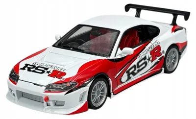 Produktbild von Welly Nissan S-15 Silvia RS-R weißes Metallmodell 1:24