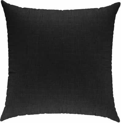Produktbild von sunnypillow Dekokissen für Gartenmöbel, Palettenmöbel - Deko Kissen mit Reißverschluss 40 x 40 cm - Sofakissen mit Füllkissen - Kissen für Couch - Bequeme Zierkissen Schwarz