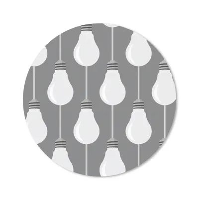 Produktbild von MuchoWow® Mauspad Mousepad Lampen - Muster - Retro 50x50 cm - Mousepads - Maus Mat - Pad - Mausunterlage - Vinyl