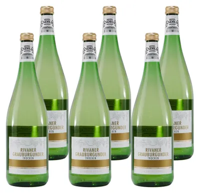 Produktbild von Landhaus Rivaner Grauburgunder -trocken- (6 x 1,0L)