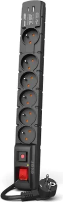 Produktbild von ACAR W2436, 6 AC-Ausgänge, Typ C, 230 V, 50 Hz, 2300 W, 10 A