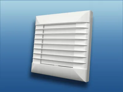 Produktbild von Wandventilator Rational 01 mit automatischer Jalousie System: Ø 150 Funktion: Lichtsensor