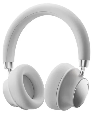 Obrázok produktu pre Akashi, bezdrôtové Bluetooth 5.3 slúchadlá s integrovaným mikrofónom, výdrž batérie 30 hodín, biela farba