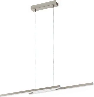Obrázek produktu pro FRAIOLI-Z závěsné svítidlo závěsné svítidlo závěsné svítidlo - D105,5 x Š10 x V120 cm - nikl matný - 2x17W včetně - IP20